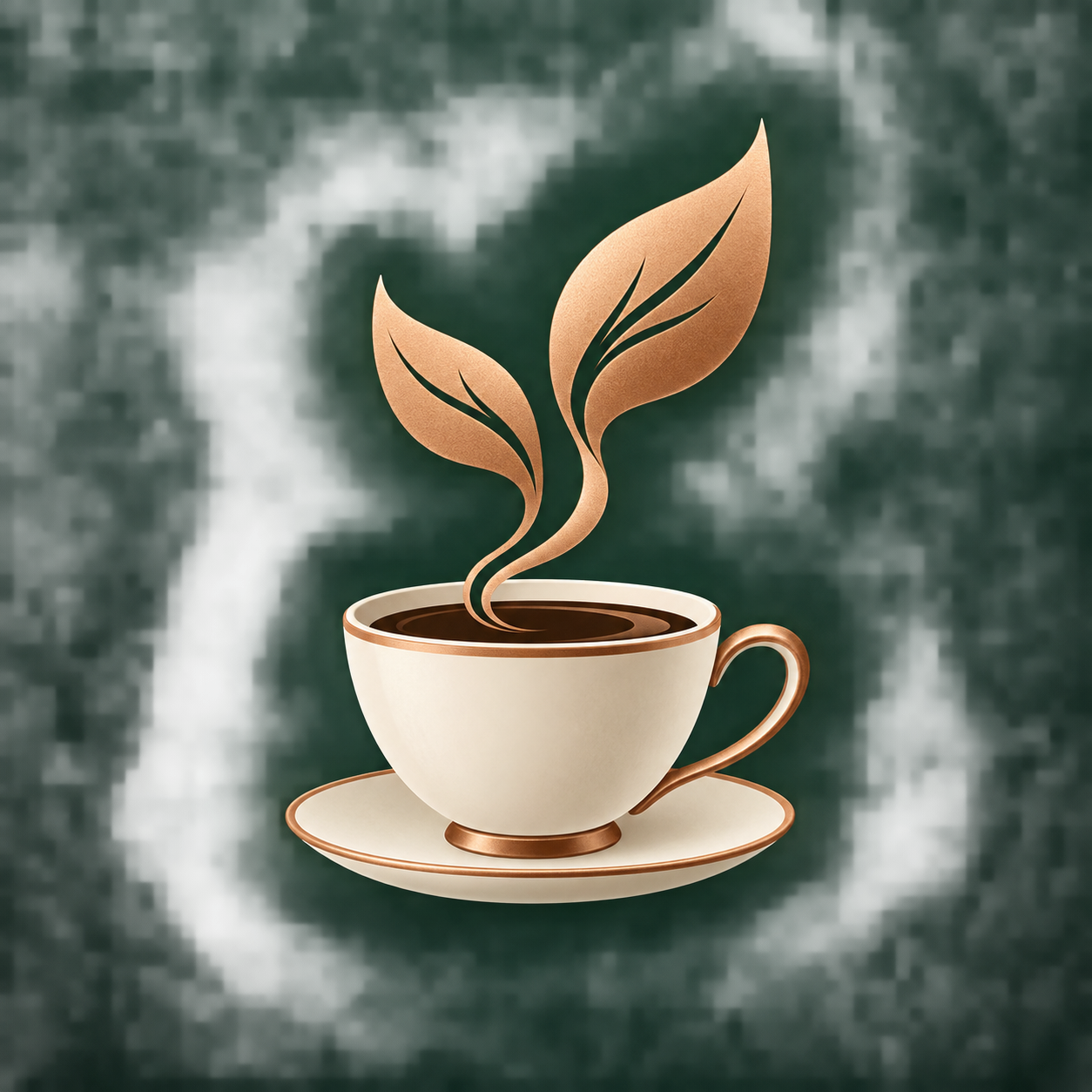 New AI-created illustration, not an archived original Cozy Coffee Shop — AI-created example
