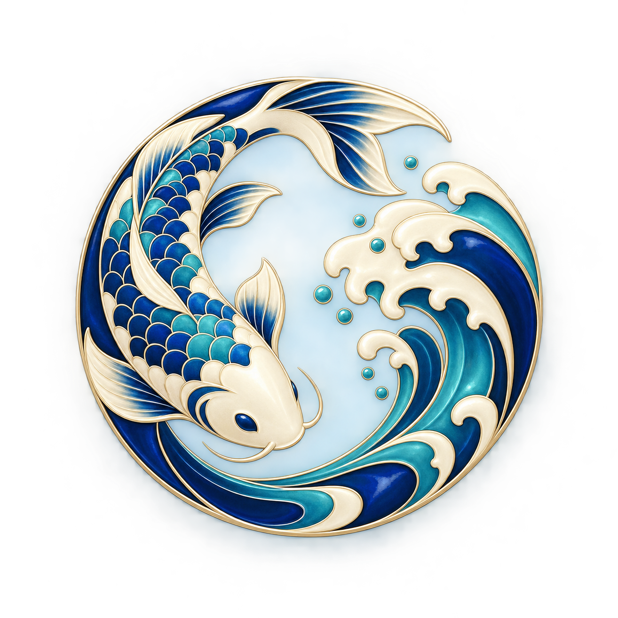 New AI-created illustration, not an archived original Gourmet Seafood Restaurant — AI-created example